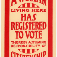Voting window poster